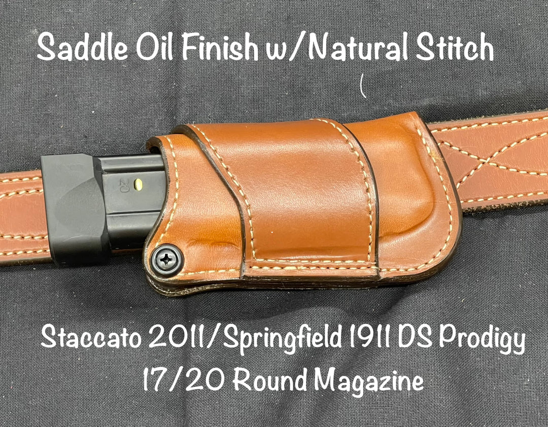 *Made to Order* Premium Leather Sideways Single Mag Pouch