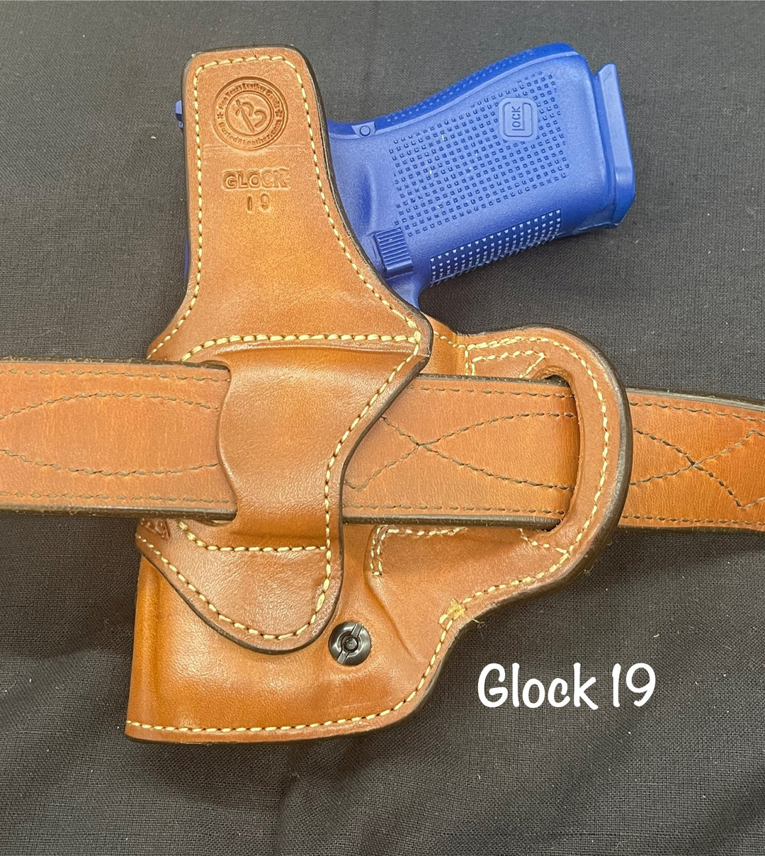 *Made to Order* LH/RH Raptor Holster for Red Dot Optics with Basket-Weave Made for Your Gun