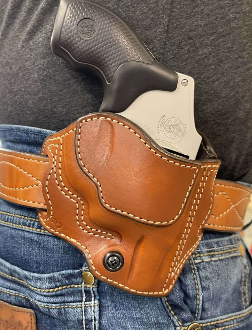 *In Stock* RH Ironside Holster for S&W J Frame 1.87" to 2"