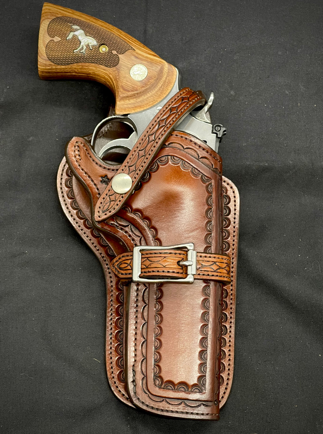 *Made to Order* LH/RH High Noon Western Holster for Double Action Revolvers Colt, S&W, & Ruger