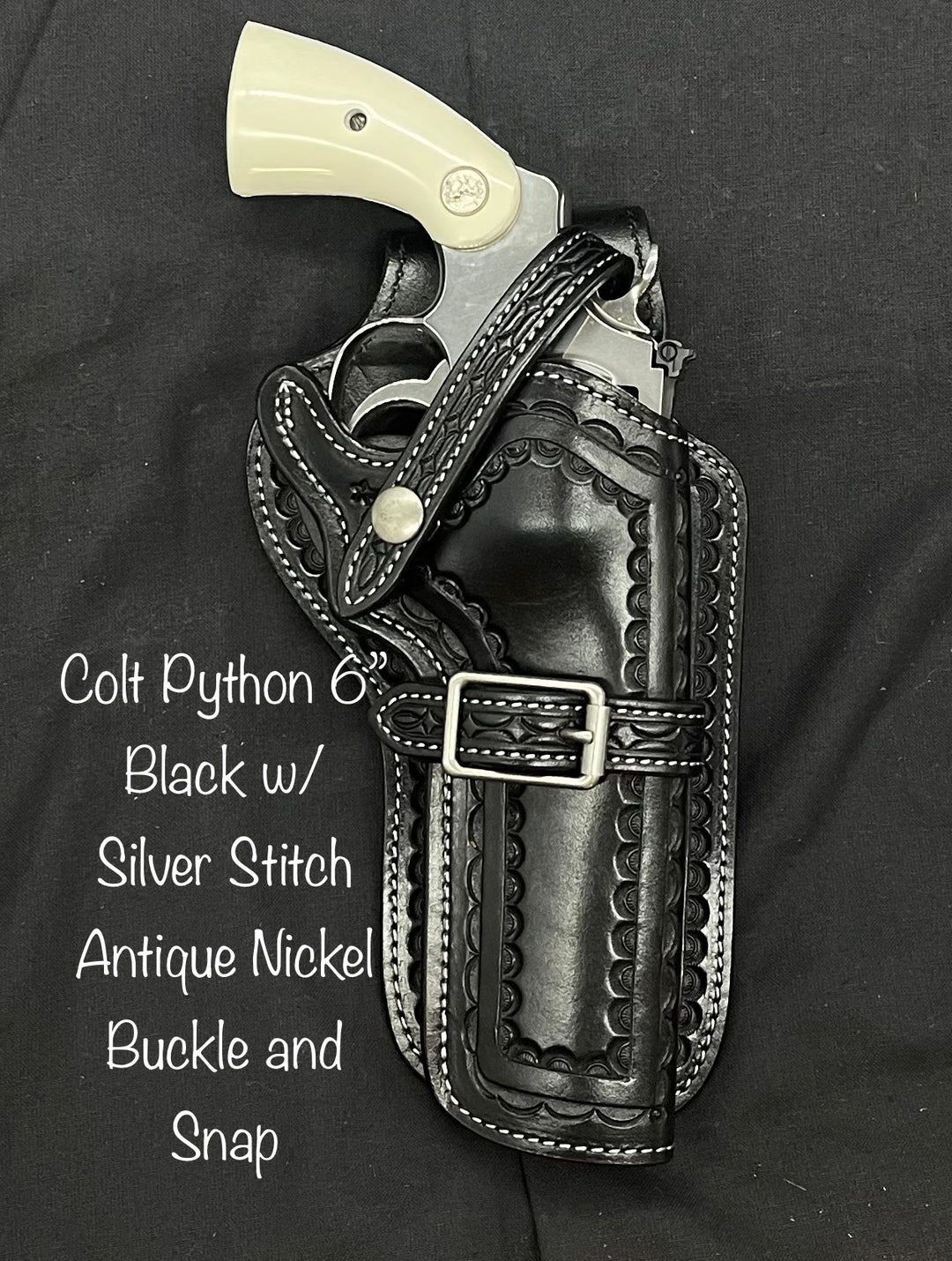 *Made to Order* LH/RH High Noon Western Holster for Double Action Revolvers Colt, S&W, & Ruger