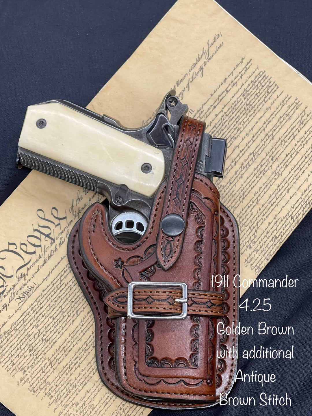 *Made to Order* LH/RH High Noon 1911 Western Holster Made for Your Gun