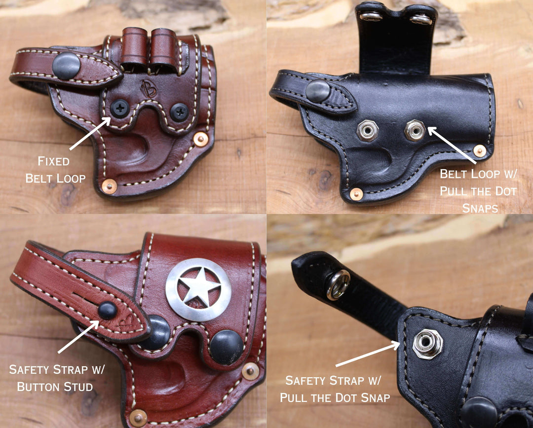 *Made to Order* LH/RH Sidewinder Bandolero Holster for Bond Arms