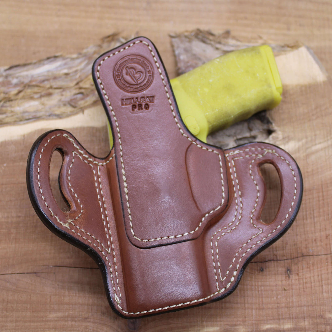 *In Stock* RH Ironside Holster Hellcat Pro Optic Ready Saddle Oil Finish