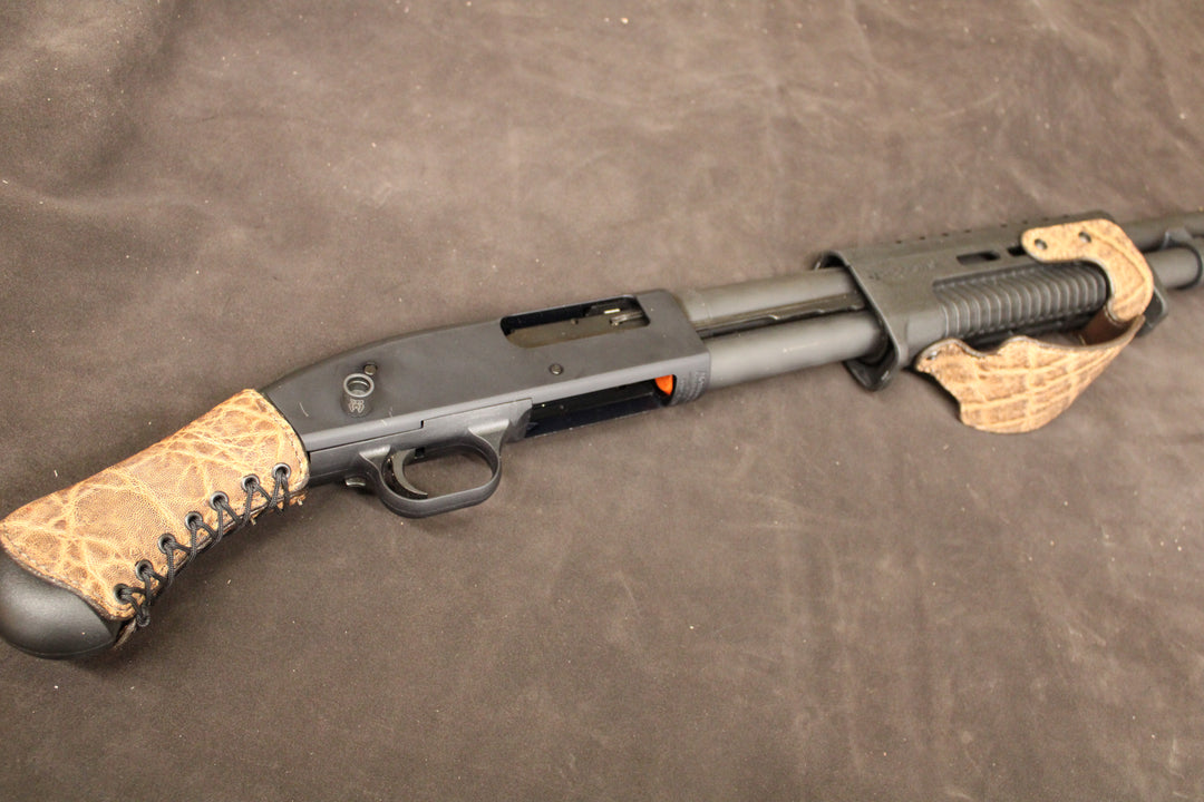 *Made to Order* Shockwave Raptor Grip Wrap for Mossberg 500/590 Remington TAC 14 & 870 Shotguns Genuine Elephant