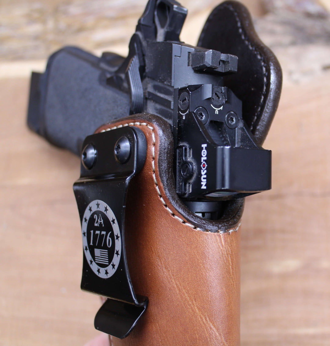 *Made to Order* LH/RH IWB for Red Dot Optic's w/ Metal Belt Clip Made for Your Gun