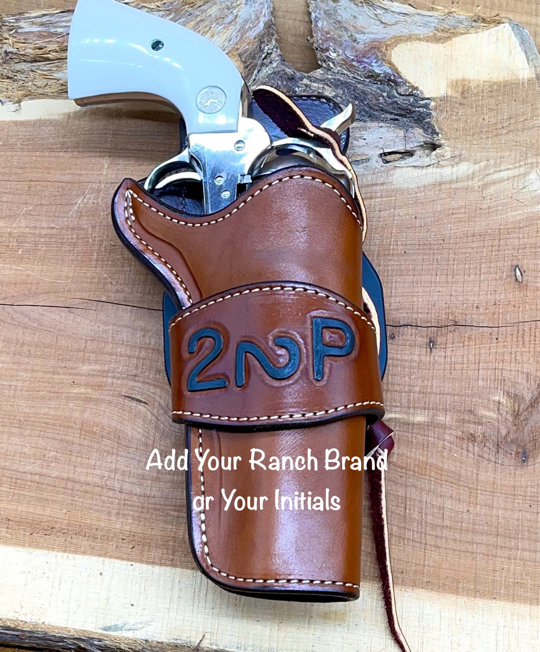 *Made to Order* LH/RH Paddle Rancher Cowboy Holster for Single Action Revolvers w/ Custom Ranch Brand or Initials