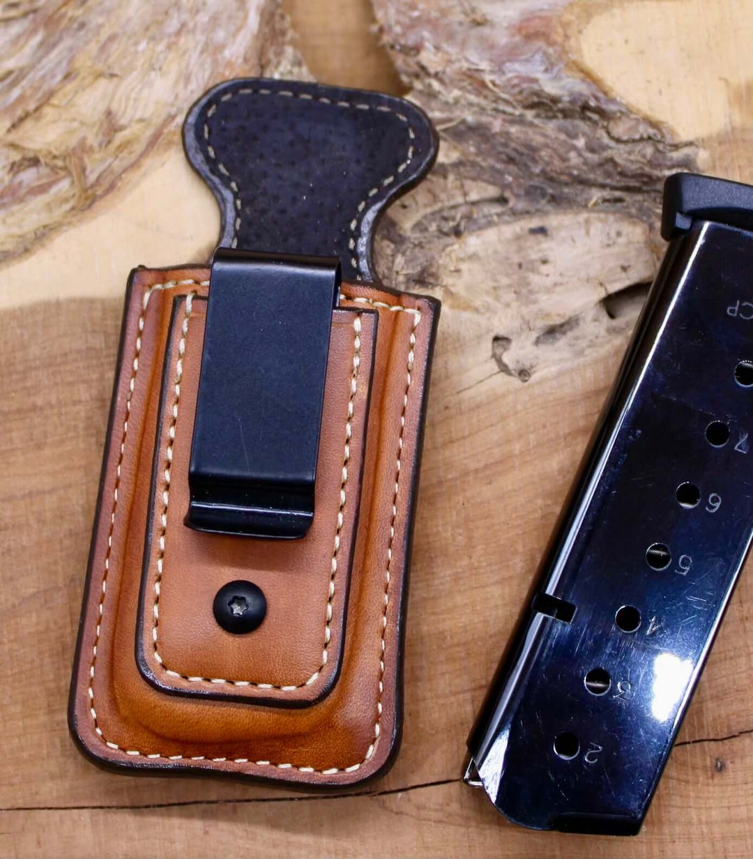 *Made to Order* IWB Single Mag Pouch w/Metal Belt Clip