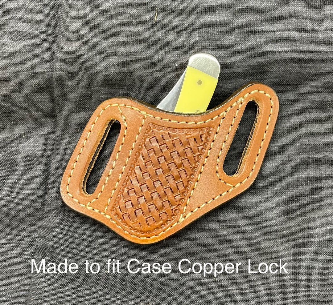 *Made to Order* Slant Knife Sheath for Mini CopperLock or Mini Trapper