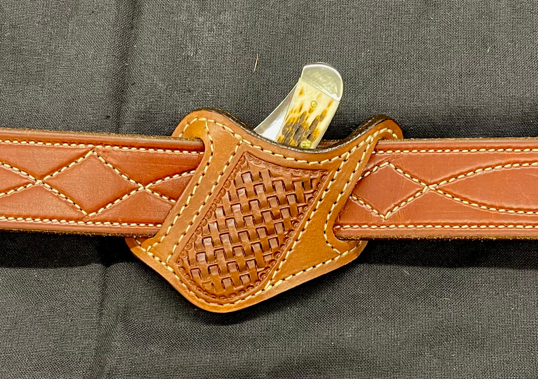 *Made to Order* Slant Knife Sheath for Mini CopperLock or Mini Trapper