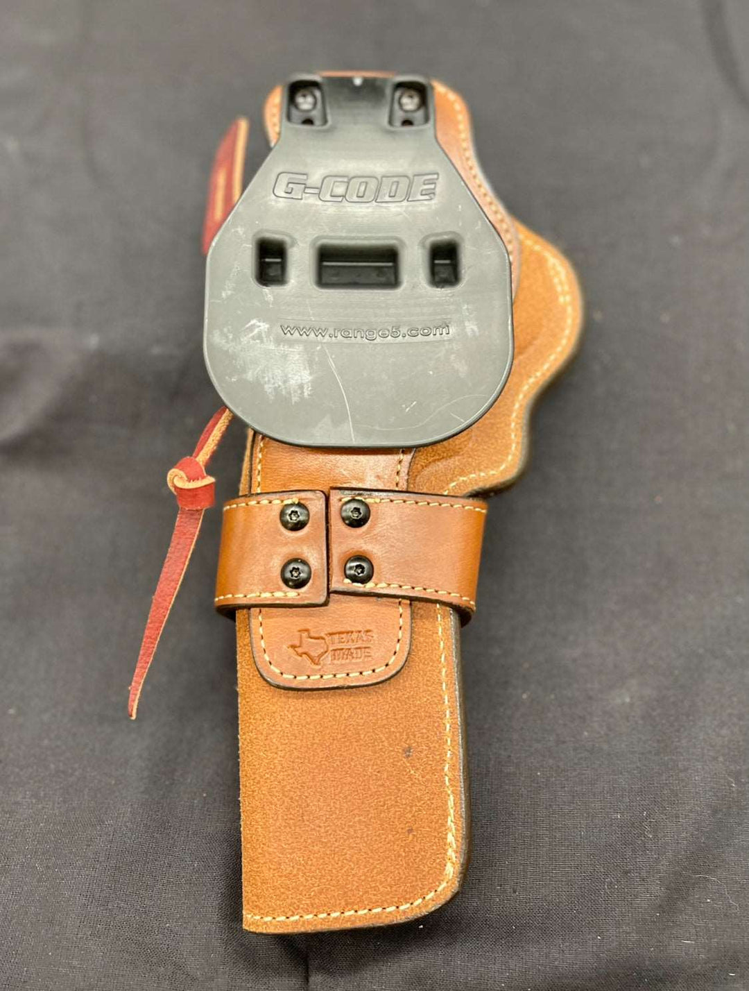 *In Stock* RH Paddle Rancher "The Duke" for Colt Anaconda 6” Saddle Oil Finish Rough Out Leather