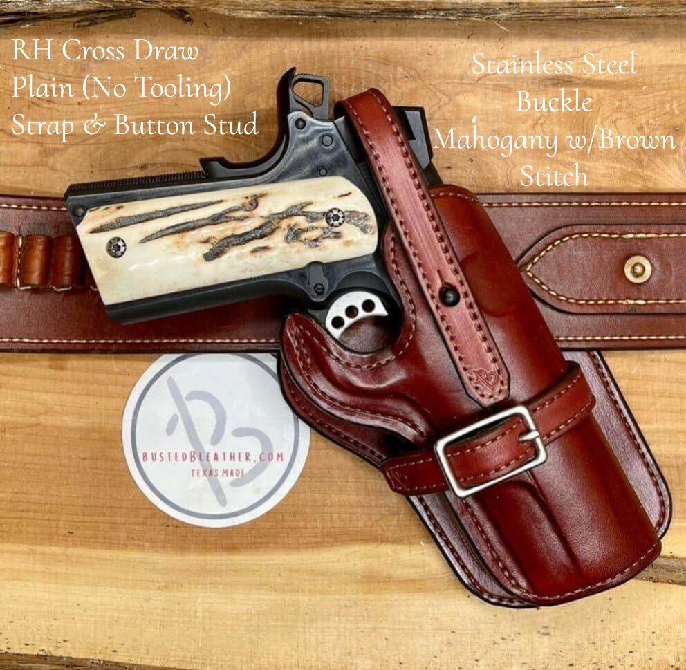 *Made to Order* LH/RH High Noon 1911 Western Holster Made for Your Gun