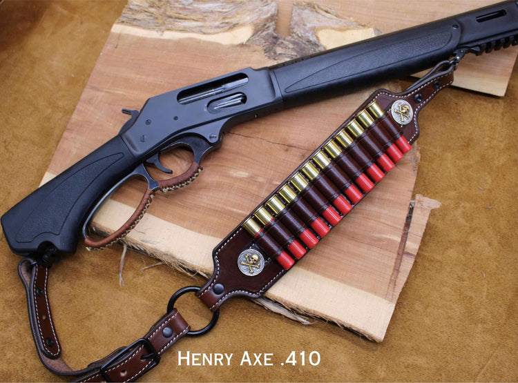 *Made to Order* Rifle Sling for Henry Axe .410 Busted B Leather