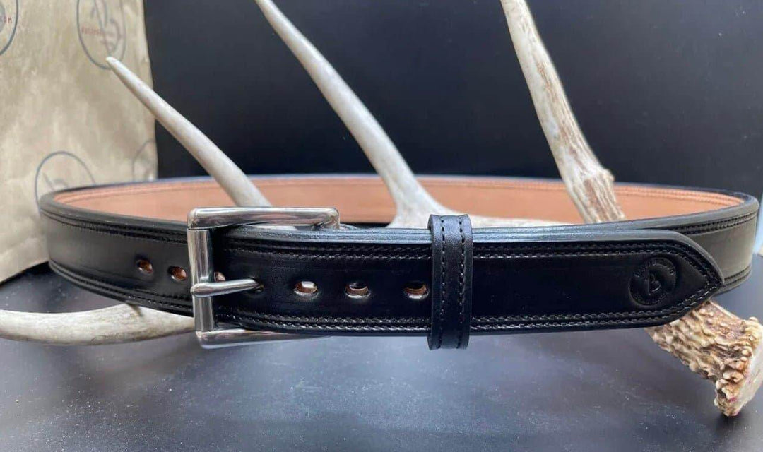 *Made to Order* 1.5" Carry Belt .25" Thick Double Stitch-Busted B Leather