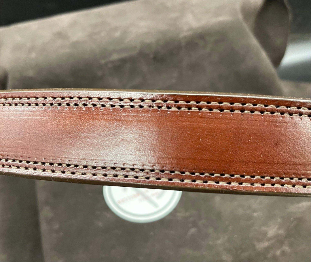 *Made to Order* 1.5" Carry Belt .25" Thick Double Stitch-Busted B Leather