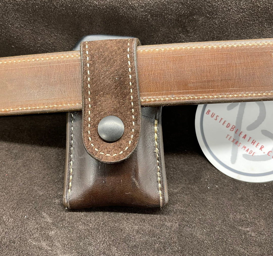 *Made to Order* Custom Premium Leather Single Mag Pouch-Busted B Leather