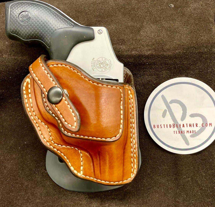 *Made to Order* LH/RH Paddle Rancher Holster for S&W J Frame-Busted B Leather