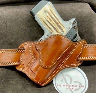 *Made to Order* LH/RH Texas Bodyguard Holster Made for Your Gun-Busted B Leather