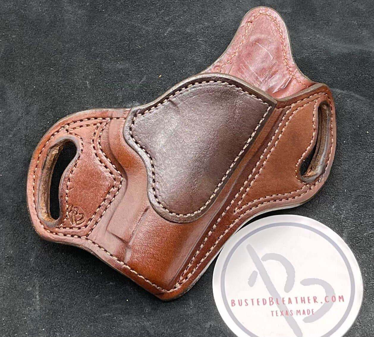 *Made to Order* LH/RH Texas Bodyguard Holster Made for Your Gun-Busted B Leather