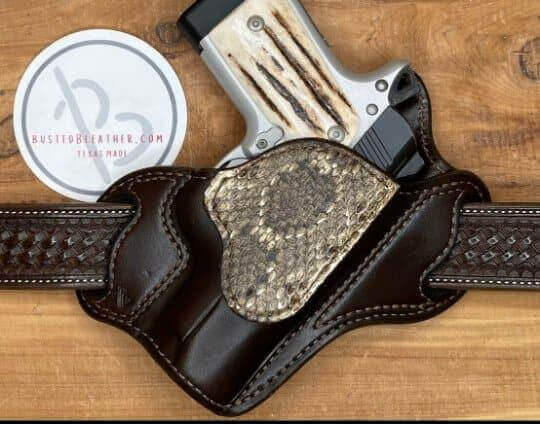 *Made to Order* LH/RH Texas Bodyguard Holster Made for Your Gun-Busted B Leather